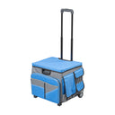 Mobile Folding Utility Cart with Canvas Storage Organizer Bag