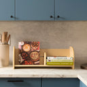 BookNest Desktop Bookshelf with Adjustable Slider