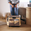 Mobile Folding Utility Cart with Canvas Storage Organizer Bag