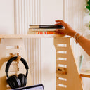 ModDesk Adjustable Sit or Standing Desk with Storage Shelves