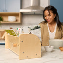BookNest Desktop Bookshelf with Adjustable Slider