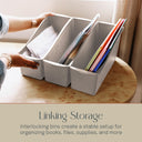 Linking Storage Book Bins, 10-Piece