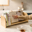 BookNest Desktop Bookshelf with Adjustable Slider