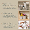 Linking Storage Book Bins, 10-Piece