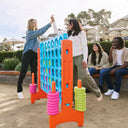 Giant 4-in-A-Row Indoor and Outdoor Yard Game Set, 3.8ft Tall