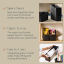 Linking Storage Book Bins, 10-Piece