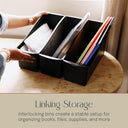 Linking Storage Book Bins, 10-Piece