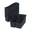 Linking Organizer Books Bins, Plastic Vertical Storage, 10-Piece