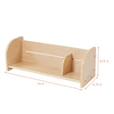 BookNest Desktop Book Shelf Organizer with Adjustable Slider