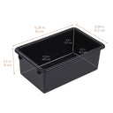 Cubby Storage Bins with Non-Snap Lids, 10-Piece