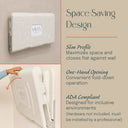 Commercial Wall-Mounted Baby Changing Station