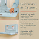 Commercial Wall-Mounted Baby Changing Station
