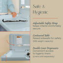 Commercial Wall-Mounted Baby Changing Station